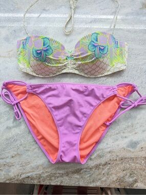 Victoria's Secret bikini set- floral lavender